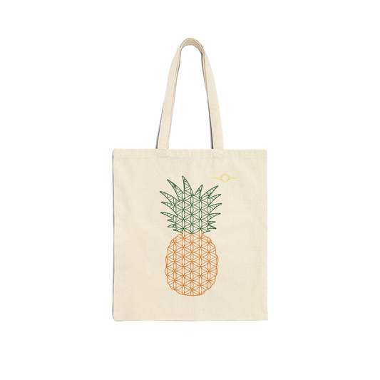 Flower Pineapple tote