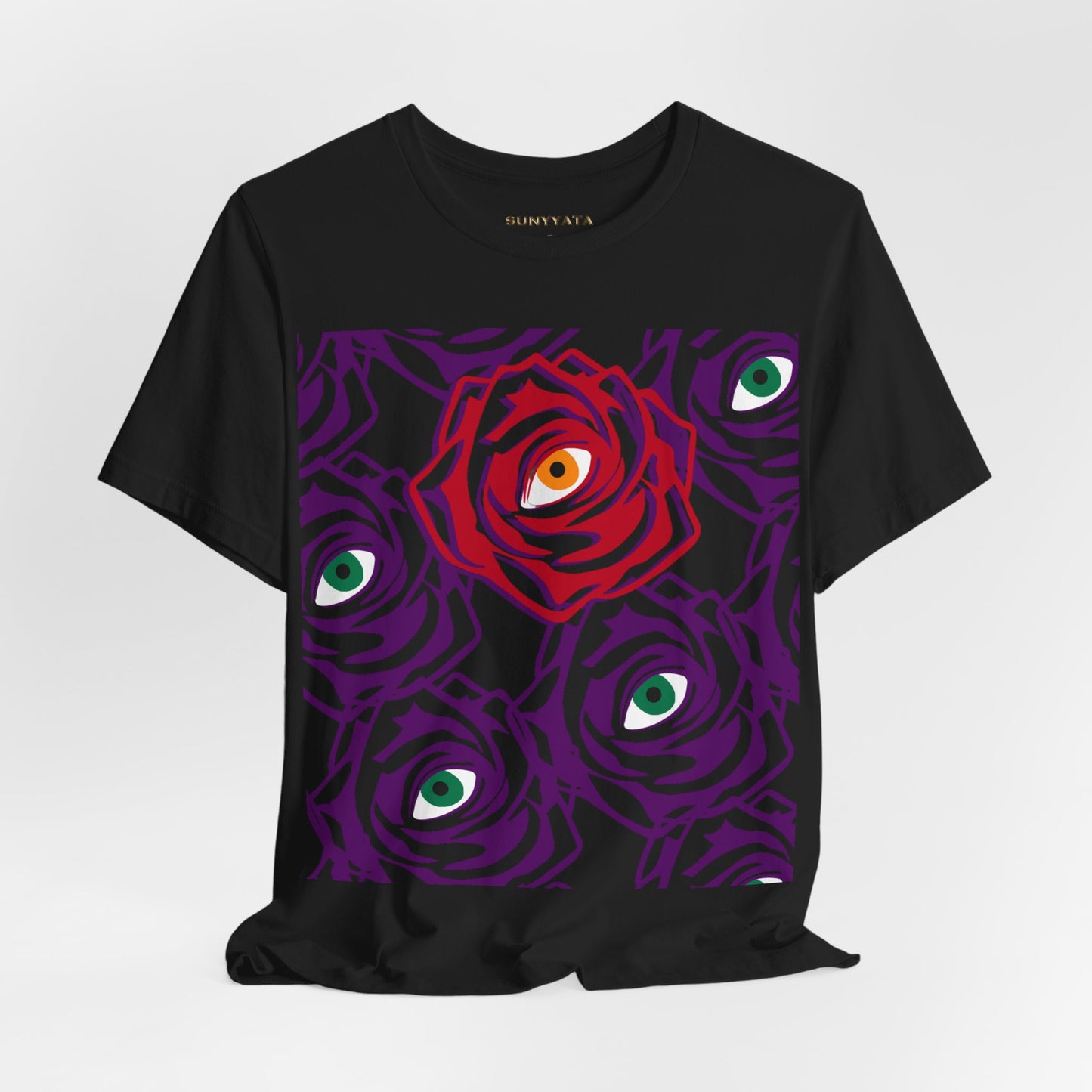 ROSE EYE RED T shirt - Front