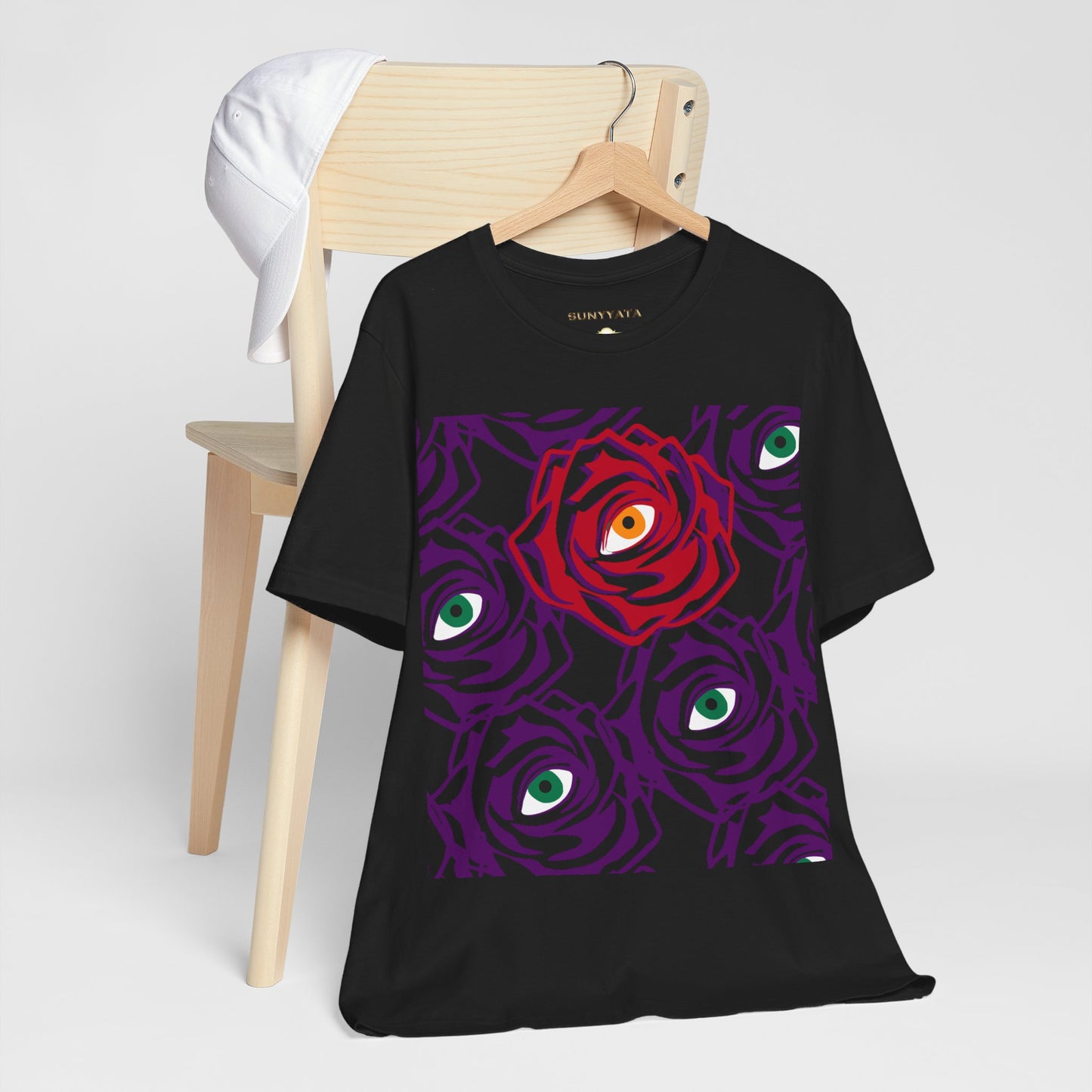 ROSE EYE RED T shirt - Front