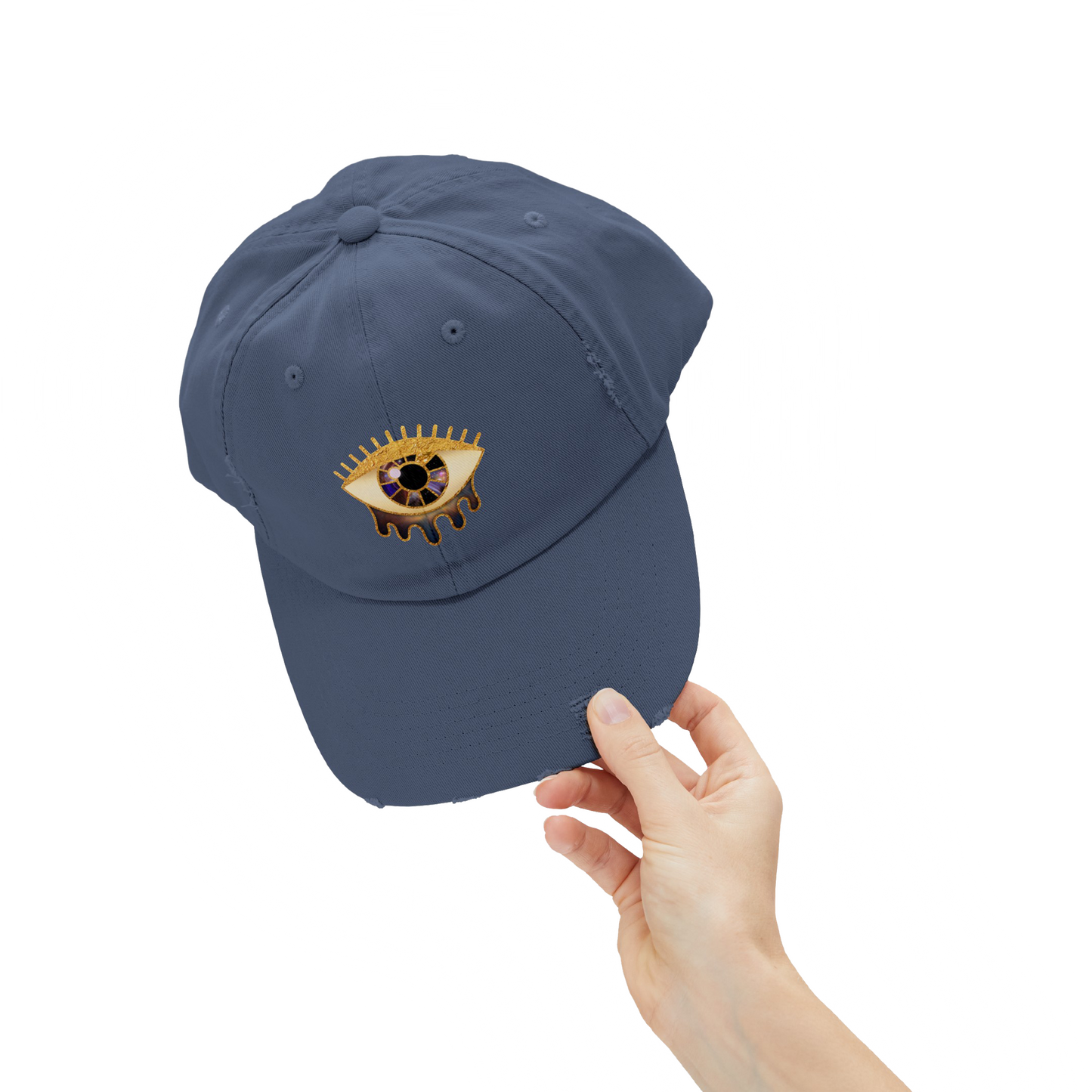 trippy eye hat