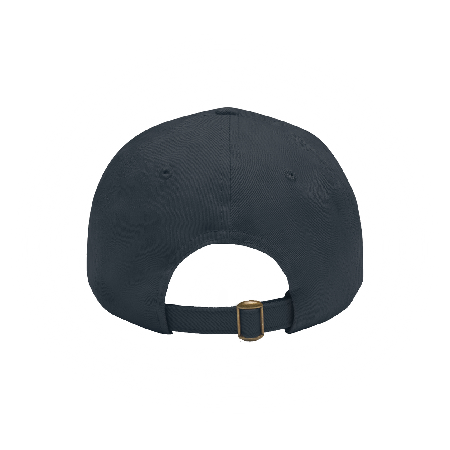 RIPPLE EFFECT - Dad Hat with Round Leather Patch - Black, White, Navy, Pink, Grey